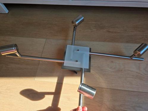 Lamp voor 4 spots(niet inbegrepen), Huis en Inrichting, Lampen | Spots, Gebruikt, Ophalen