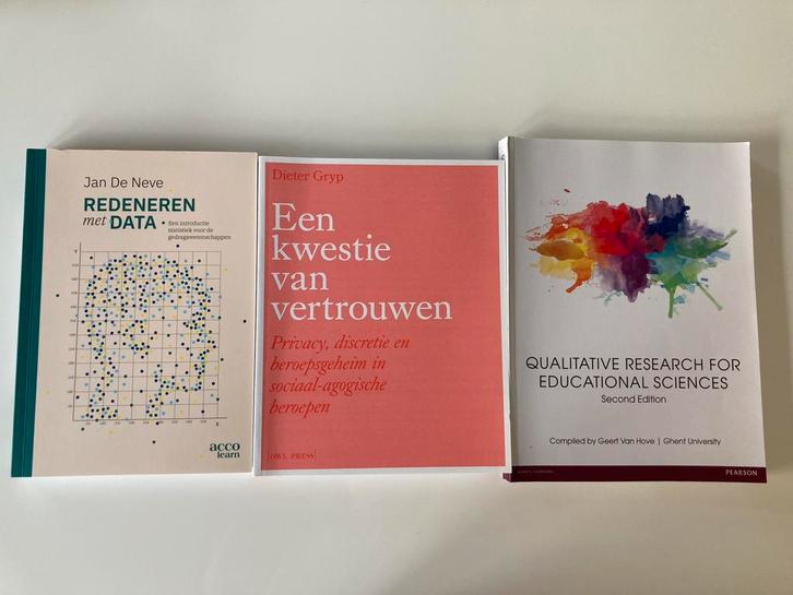 Boeken Pedagogische wetenschappen UGent, Boeken, Schoolboeken, Zo goed als nieuw, Ophalen of Verzenden