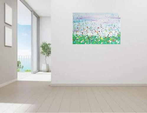 Field's of happiness, Antiek en Kunst, Kunst | Schilderijen | Abstract, Ophalen