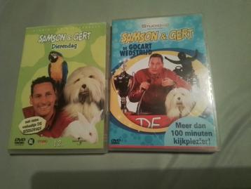 2 dvd’s Samson en Gert de gocartwedstrijd en dierendag  beschikbaar voor biedingen