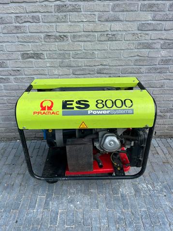 Pramac ES8000 Benzine generator 6kv beschikbaar voor biedingen