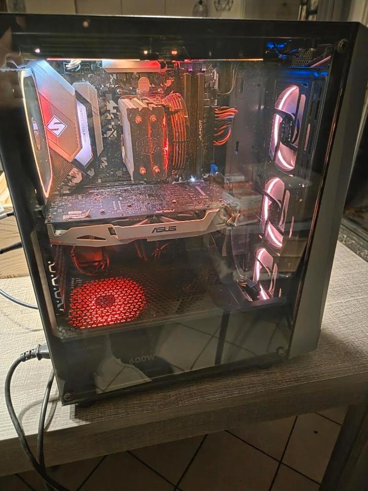 PC AMD RYZEN 5 pro, Computers en Software, Desktop Pc's, Gebruikt, 3 tot 4 Ghz, SSD, 16 GB, Met monitor, Gaming, Ophalen