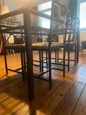 2 tables de salon en fer forgé beschikbaar voor biedingen