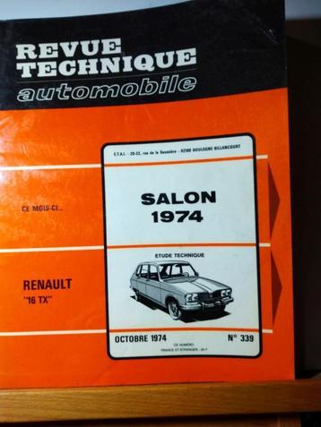 RTA - Renault 16 TX - Salon 1974 - n 339
