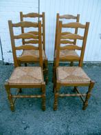 chaises en chêne clair haut dossier, Antiek en Kunst, Ophalen