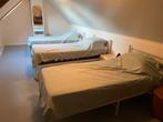 Metalen eenpersoonsbed wit gelakt, Huis en Inrichting, Ophalen, Zo goed als nieuw, Wit