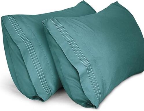 Kussenslopen 2 stuks microvezel SNELLE GRATIS LEVERING, Huis en Inrichting, Woonaccessoires | Kussens, Nieuw, Overige kleuren