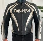 Lederen Triumph motorvest maat 54, Motoren, Jas | leer, Heren, Tweedehands, Triumph