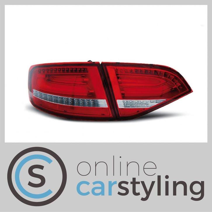LED Achterlichten Audi A4 B8 Avant Rood Wit Lightbar Design, Auto-onderdelen, Verlichting, Audi, Nieuw, Ophalen of Verzenden