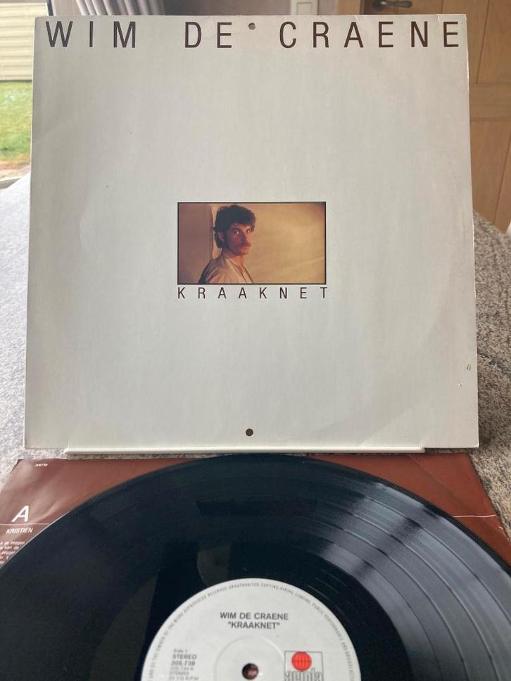 33T: WIM DE CRAENE - Kraaknet (Belgium 1983 - VG+), Cd's en Dvd's, Vinyl | Nederlandstalig, Gebruikt, 12 inch, Ophalen of Verzenden