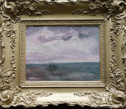 Constant Permeke '' Avond op zee '' olieverf op doek, Antiek en Kunst, Kunst | Schilderijen | Modern, Verzenden