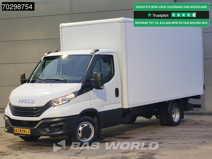 Iveco Daily 35C16 Laadklep Dubbellucht Bakwagen 160PK Airco, Auto's, Bestelwagens en Lichte vracht, Bedrijf, Te koop, Airconditioning