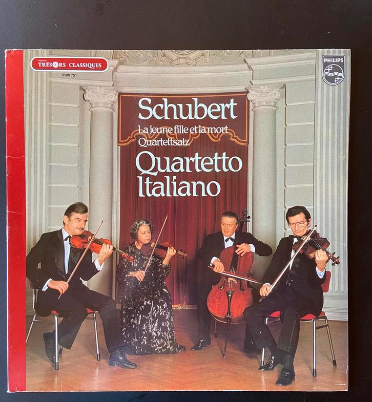 LP Schubert Quartetto Italiano La jeune fille 1980 NM, Cd's en Dvd's, Vinyl | Klassiek, Classicisme, Ophalen of Verzenden