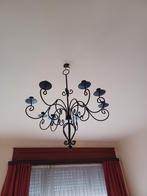 Kroonluchter zwart, Huis en Inrichting, Lampen | Kroonluchters, Ophalen of Verzenden, Gebruikt