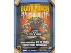 Concertposter: Five Finger Death Punch and Paparoach, Rechthoekig Staand, Deurposter of groter, Ophalen of Verzenden, Zo goed als nieuw