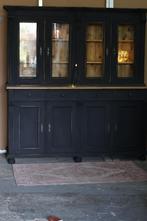 Buffetkast *boshuis* vintage black, Huis en Inrichting, Ophalen, 150 tot 200 cm, Zo goed als nieuw, Met lade(s)