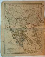 Antieke kaart: Carte de la Grèce, 1820 A.R. Fremin, Boeken, Atlassen en Landkaarten, Gelezen, Verzenden, Overige typen, Europa Overig