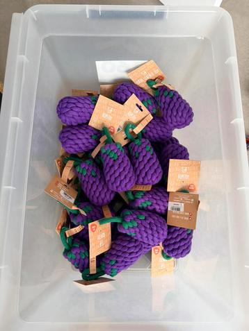 Hondenspeeltjes ecologisch duurzaam aubergine NUFNUF nieuw beschikbaar voor biedingen