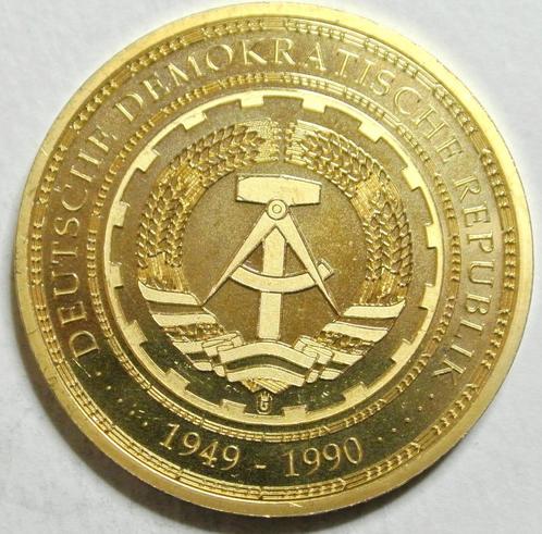 PIECE MEDAILLLE COM. DDR 1949-1999 " SEMPEROPER DRESDEN", Timbres & Monnaies, Pièces & Médailles, Autres matériaux, Enlèvement ou Envoi