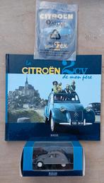 Citroën 2cv type AZ miniatuur 1:43 + boek + brochure, Hobby en Vrije tijd, Ophalen of Verzenden, Zo goed als nieuw