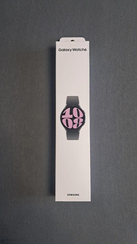 Samsung Galaxy Watch 6, Handtassen en Accessoires, Smartwatches, Zo goed als nieuw, Android, Zwart, Afstand, Calorieverbanding