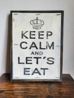 Keep Calm and let's eat kader, Comme neuf, Enlèvement ou Envoi