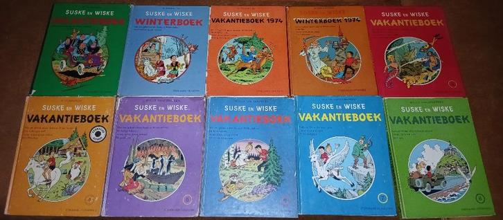 vakantieuitgaven suske en wiske, Boeken, Stripverhalen, Gelezen, Meerdere stripboeken, Ophalen of Verzenden