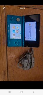 Nintendo 3DS aquablauwe console en draagtas, Games en Spelcomputers, Spelcomputers | Nintendo 2DS en 3DS, Ophalen of Verzenden