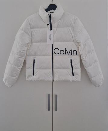 Veste/doudoune Neuve, Calvin Klein Jeans, blanche, taille L beschikbaar voor biedingen