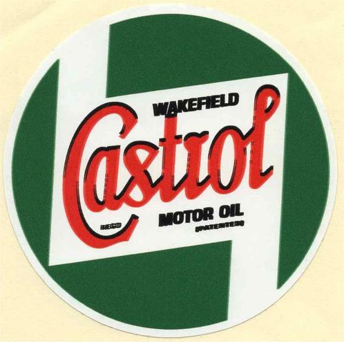 Castrol Wakefield Motor Oil Sticker #8, Motoren, Accessoires | Stickers, Verzenden