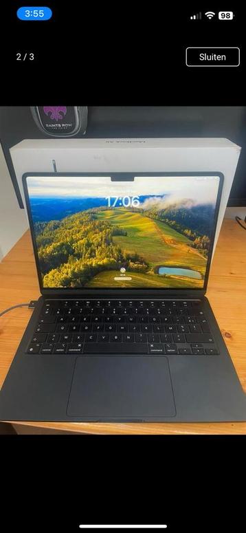 Macbook m3 2024 8gb ram 256gb beschikbaar voor biedingen