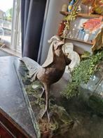 beeld brons fazant op marmer 80cm €200, Antiek en Kunst, Antiek | Brons en Koper, Brons, Ophalen