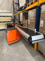 Supermarkt kassa / kassabalie – oranje kassa met lopendeband, Zakelijke goederen, Ophalen