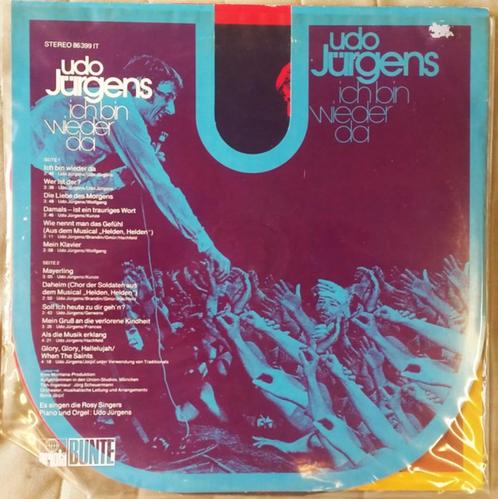 Udo Jürgens – Ich Bin Wieder Da Udo Jürgens - Ich Bin Wieder, CD & DVD, Vinyles | Pop, Utilisé, 1960 à 1980, 12 pouces, Enlèvement ou Envoi