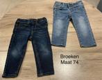 2 broeken (JBC, maat 74), Kinderen en Baby's, Babykleding | Maat 74, Ophalen of Verzenden, Zo goed als nieuw