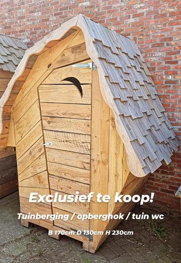 Exclusief opberghok / tuinberging / tuin wc 