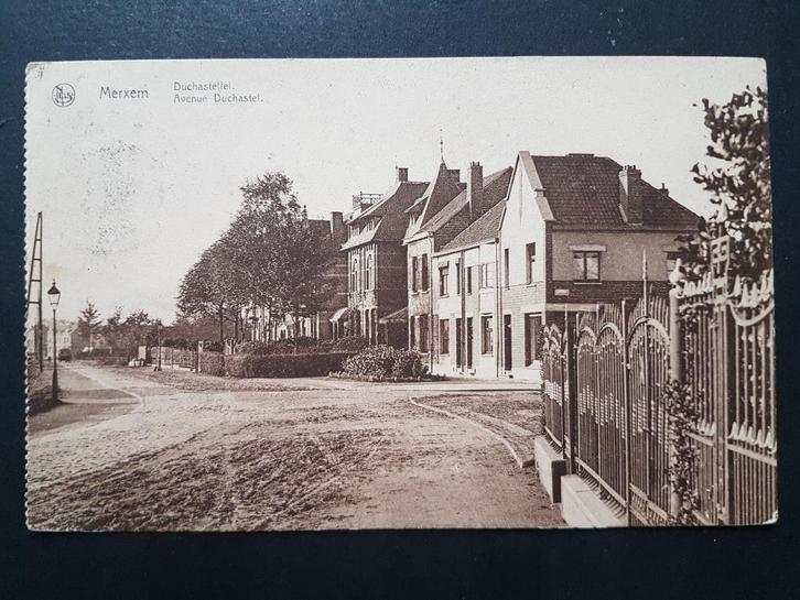 Postkaart Merksem Merxem Duchastellei, Verzamelen, Postkaarten | België, Gelopen, Antwerpen, 1920 tot 1940, Ophalen of Verzenden
