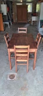 Table de cuisine et 4 chaises Ikea, Maison & Meubles, Enlèvement, Comme neuf