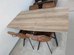 Eettafel en 4 stoelen, Ophalen, Gebruikt