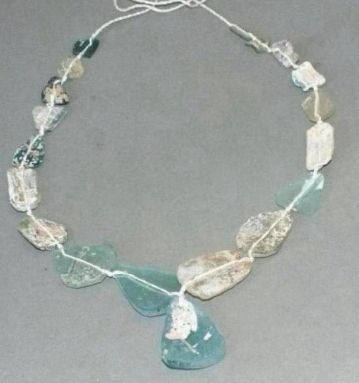 collier pendentif en perles verre romain fait main antique, Bijoux, Sacs & Beauté, Bijoux anciens, Collier, Autres matériaux, Avec pierre précieuse