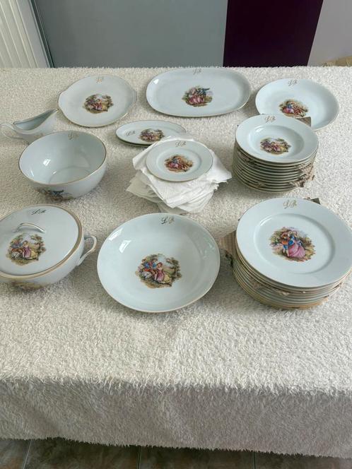 Service porcelaine, Antiek en Kunst, Antiek | Servies compleet, Ophalen