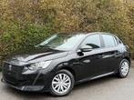 Peugeot 208 1.2i+AIRCO+EURO 6D (bj 2020), Auto's, Stof, 1199 cc, Zwart, Bedrijf