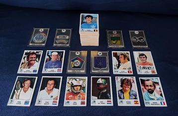 195 versch. Panini stickers  'Sportvedettes 1974'   -nieuw- beschikbaar voor biedingen