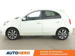 Nissan Micra 1.2 30 Jahre Edition (bj 2016), Auto's, Voorwielaandrijving, Stof, Gebruikt, Wit