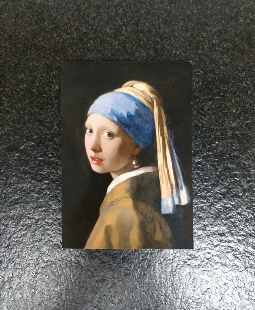 Postkaart Johannes Vermeer - Meisje met de parel, Verzenden, Ongelopen, Cultuur en Media