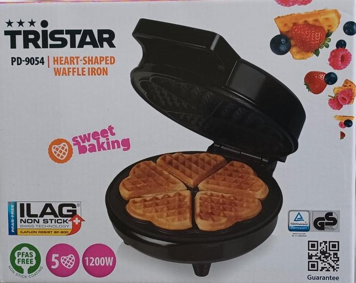#Hartvormige #Wafelmaker, Electroménager, Gaufriers, Neuf, Enlèvement ou Envoi