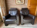 2 Lederen relax zetels, Huis en Inrichting, Ophalen, Gebruikt, Eenpersoons, Leer