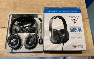 Casque PS4-PS5 Turtle Beach Stealth 350VR (câblé), Enlèvement ou Envoi, Comme neuf, Autres marques, Surround