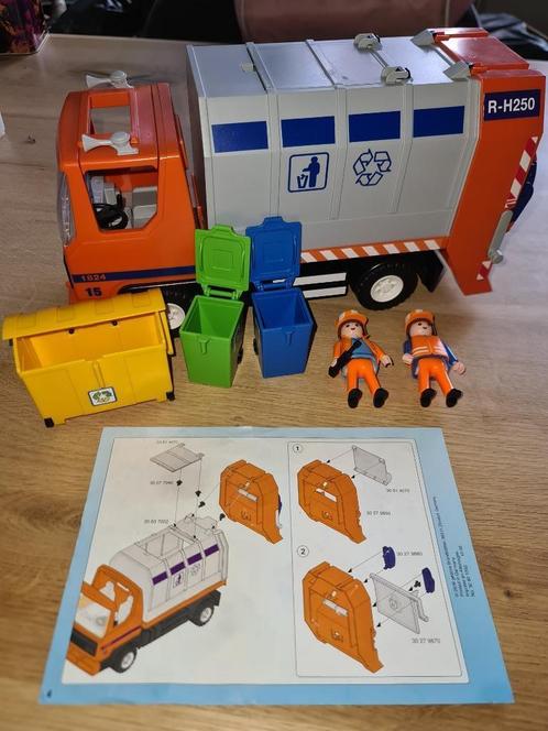 Playmobil Vuilniswagen (compleet), Kinderen en Baby's, Speelgoed | Playmobil, Gebruikt, Complete set, Ophalen