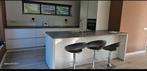 Hoogwaardige complete keuken — eiland + Bora + Quooker, Huis en Inrichting, Ophalen, Wit, Zo goed als nieuw, Hout
